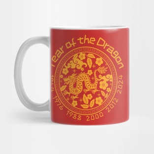 Chinese Year of the Dragon Zodiac Mug